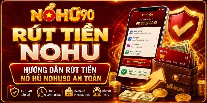>Rút Tiền NOHU – Hướng Dẫn Rút Tiền Nổ Hũ NOHU An Toàn